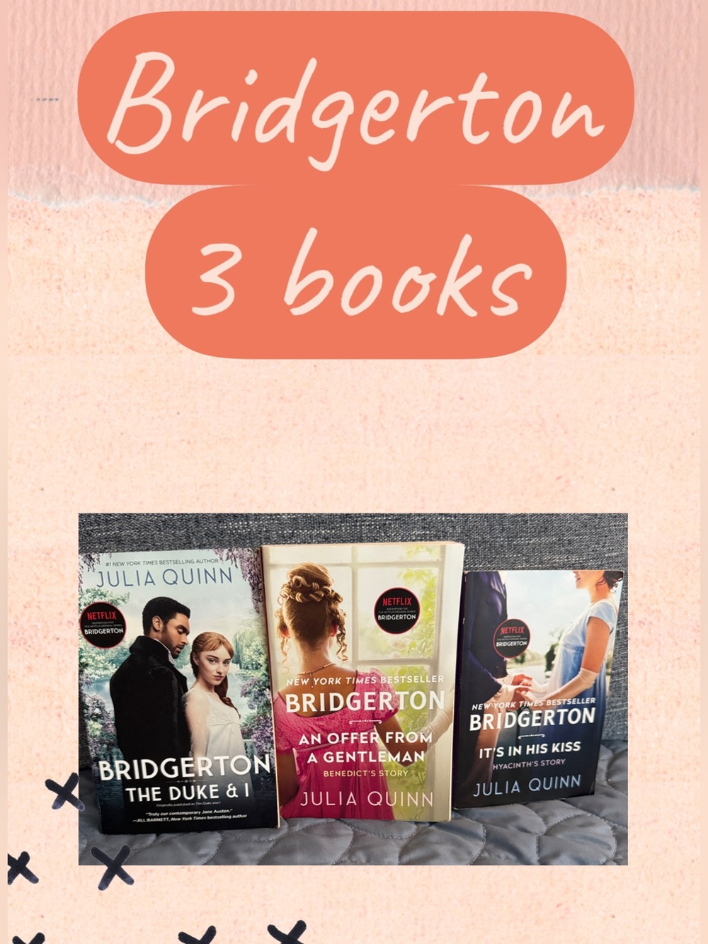 Bridgerton Paperback Set - Julia Quinn (3 Books) - Multi Color